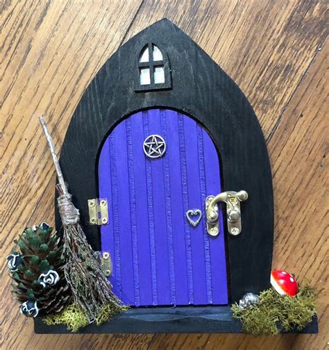 Get creative with a witch illustration door shield for Halloween